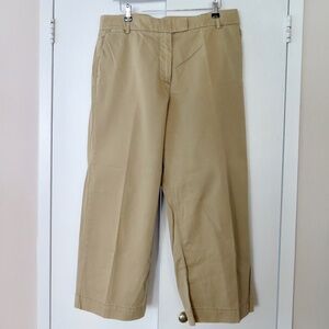 J. Crew Cropped Chino Pants, Size 14